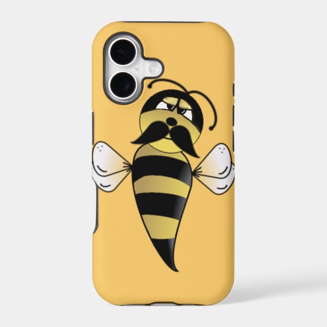 Bumble Bee with Moustache (Back)