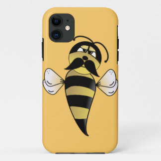 Bumble Bee with Moustache Case-Mate iPhone Case