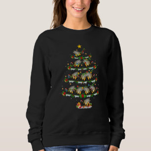 Bumble Bee Xmas Lights Bumble Bee Christmas Tree Sweatshirt
