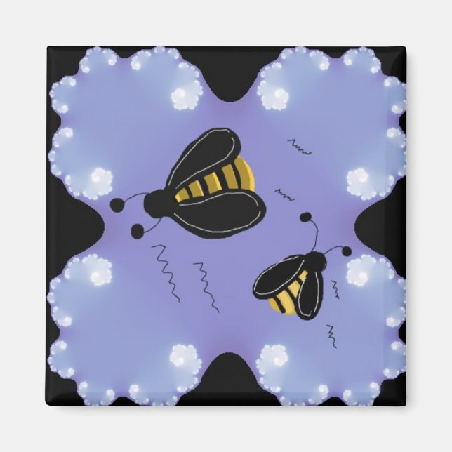 Bumble Bees Magnet (Front)