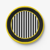 Bumble Black White Yellow Bee Theme Baby Shower
