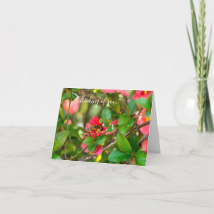 Bumblebee And Azalea Thinking Of You Card
