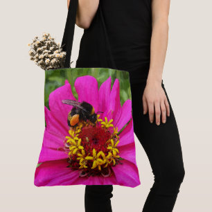 bumblebee at work tote bag