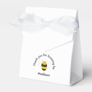 Bumblebee baby shower birthday favour box