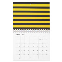 Bumblebee Black Yellow Horizontal Lines Bumble Bee