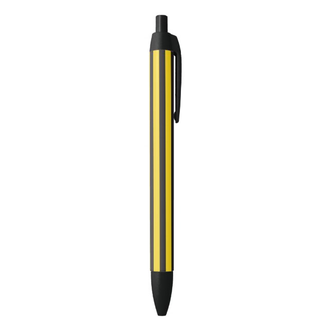 Bumblebee Black Yellow Horizontal Lines Bumble Bee Ink Pen (Bottom (Vertical))