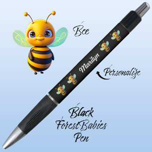 Bumblebee, Bumble Bee School Stationery Black Ink