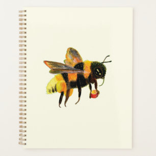 BumbleBee carrying pollen - Bee lovers Planner