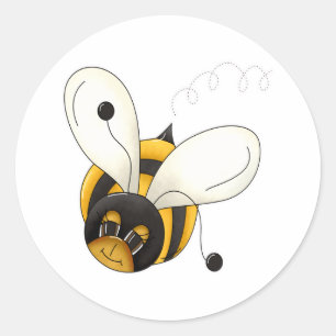 Bumblebee Classic Round Sticker