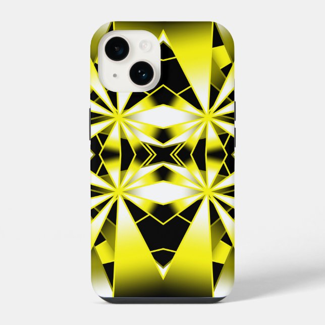 Bumblebee Colour Gradient Perspective Drawing iPhone Case (Back)