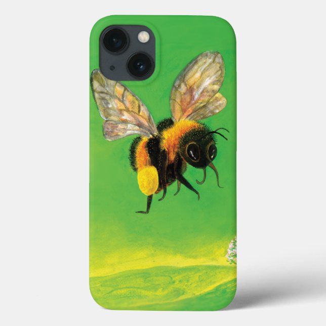 Bumblebee flying illustration  Case-Mate iPhone case (Back)