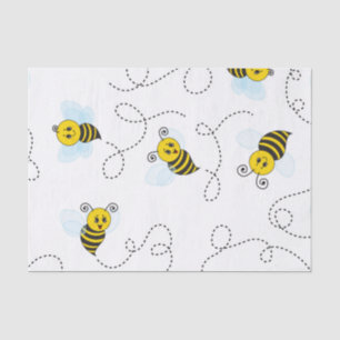 Bumblebee Flying Yellow Black Bumble Bee Tissue Paper
