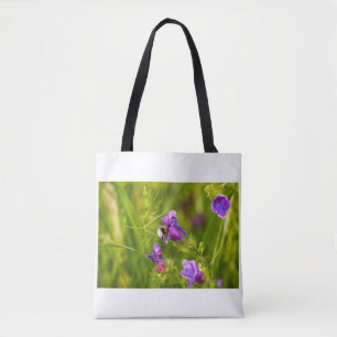 Bumblebee in Bloom - Nature and Insect Photography Tote Bag
