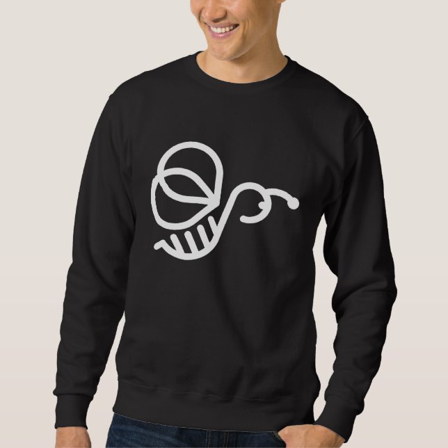 Bumblebee Insect I Bumble Bee I Bees Beekeeper Lin Sweatshirt (Front)
