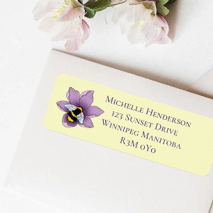 Bumblebee Lavender Flowers Yellow