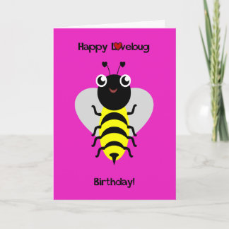 Bumblebee Love Bug Card