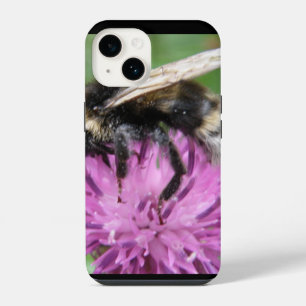 Bumblebee on a Thistle iPhone 14 Case