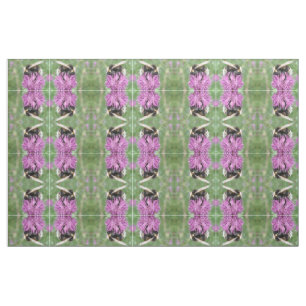 Bumblebee on a Thistle Patterned Craft Fabric