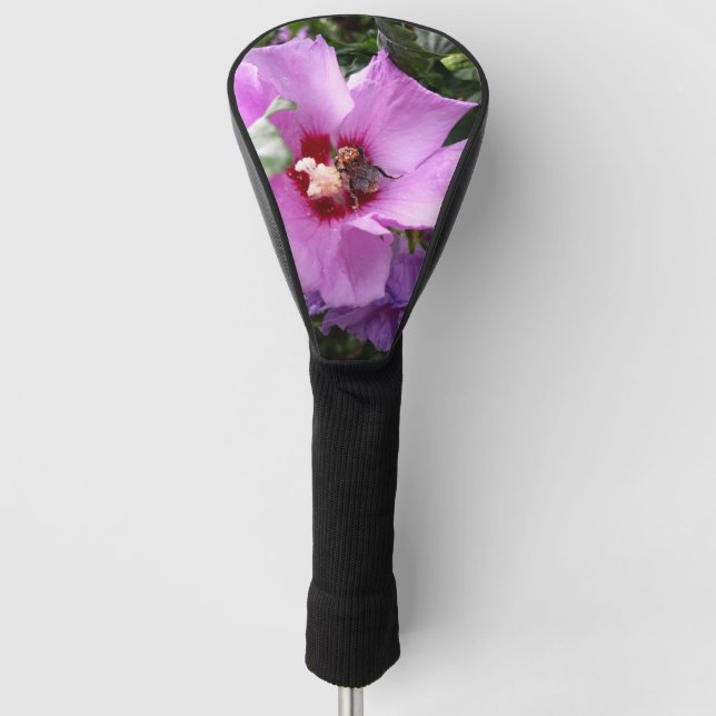Bumblebee on Hibiscus Flower Golf Head Cover (Front)