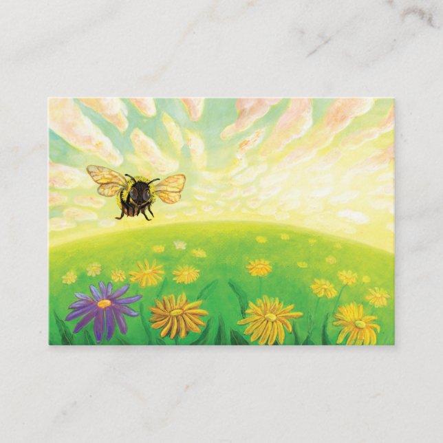 Bumblebee on the Horizon Enclosure Card (Front)