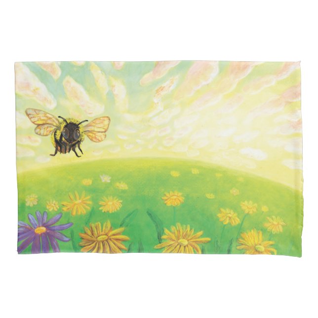 Bumblebee on the Horizon Pillowcase (Front)