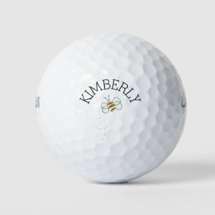 Bumblebee Personalised Golf Balls