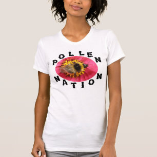 Bumblebee Pollen Nation Ladies T Shirt