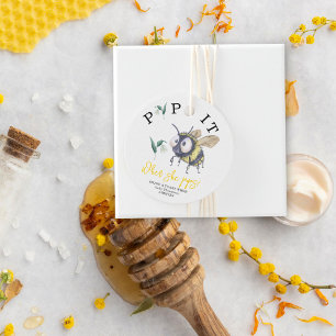 Bumblebee - Pop it! When she pops! Favour Tags