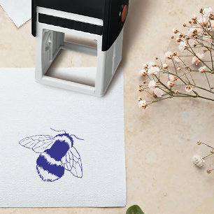Bumblebee Wedding Self-inking Stamp