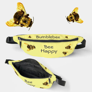 Bumblebees Bee Happy Yellow Bum Bags
