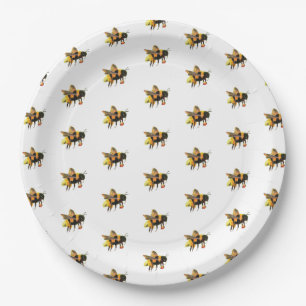Bumblebees  Collecting Nectar and Pollen   Paper Plate