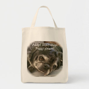 Bumblesnot tote bag: Puggy please? Bag