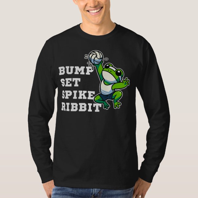 Bump, Set, Spike, Ribbit T-Shirt (Front)