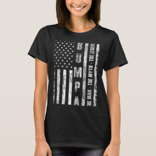 Bumpa the man the myth the legend us flag T-Shirt