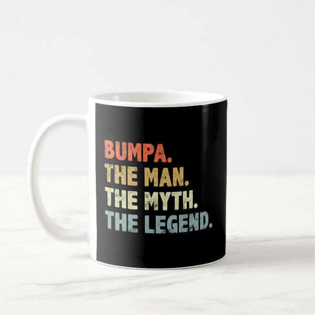 Bumpa The Myth Legend Style Fathers Day For Bumpa Coffee Mug (Left)