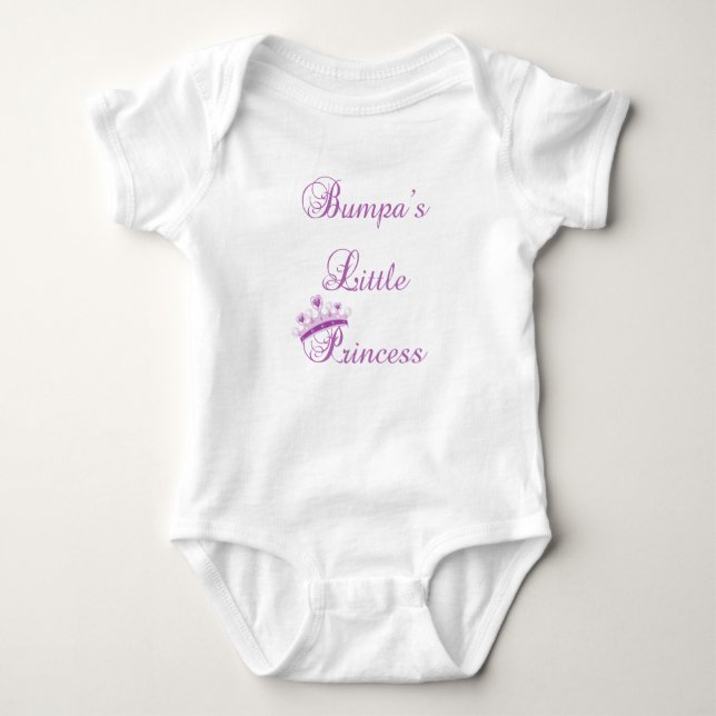 Bumpa's Little Princess Baby Bodysuit (Front)