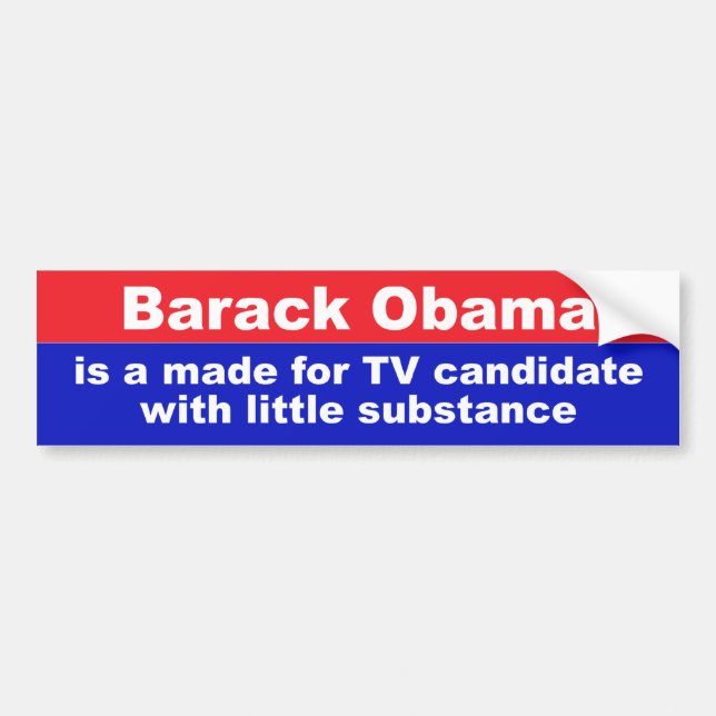 BUMPER barack obama Sticker (Front)