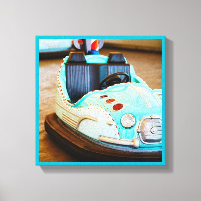 Bumper car amusement park canvas (Front)