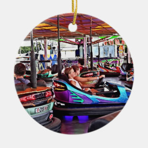 Bumper Cars Ceramic Tree Decoration