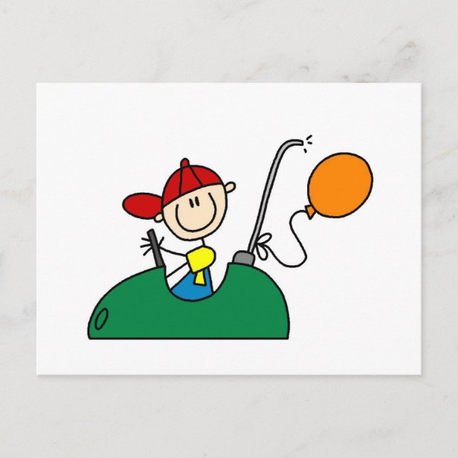 Bumper Cars T-shirts and Gifts Postcard (Front)