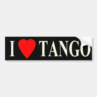 bumper i heart tango dark sticker