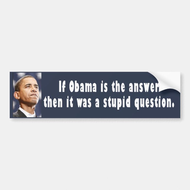 BUMPER obama 02 Sticker (Front)