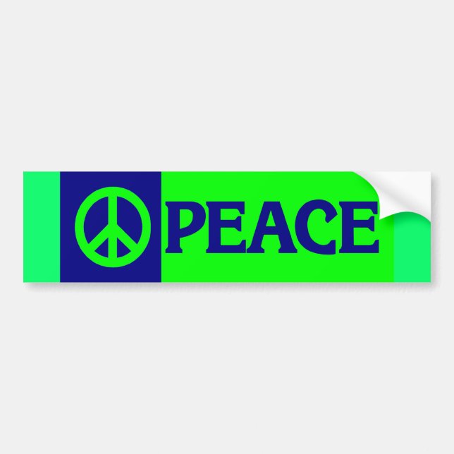 BUMPER peace3 Sticker (Front)