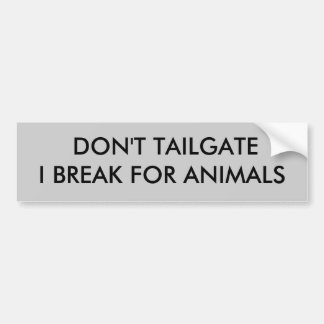 BUMPER STICKER