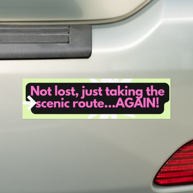 Bumper Sticker (On Car)