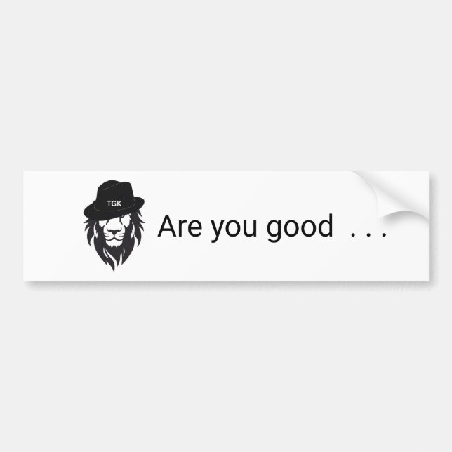 Bumper Sticker (Front)
