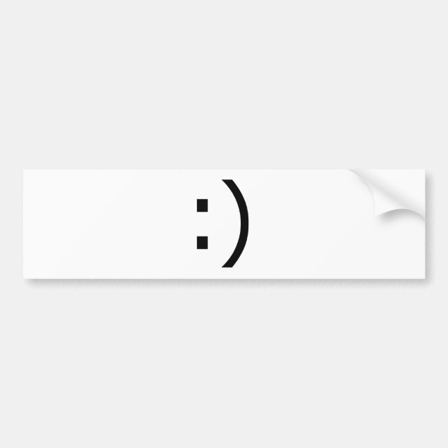 :) BUMPER STICKER (Front)