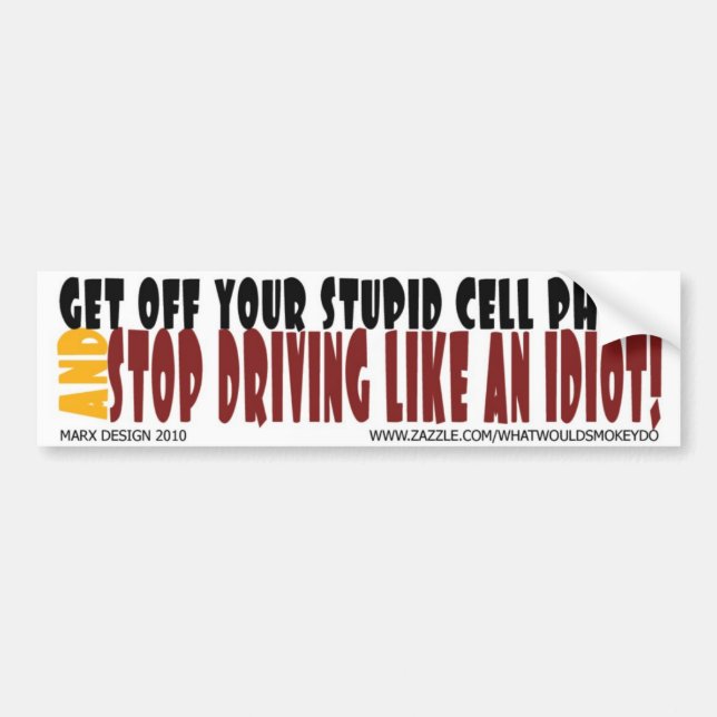 bumper_sticker04 bumper sticker (Front)