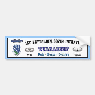 Bumper.Sticker - 1st Battalion, 506th Inf. Vietnam Bumper Sticker