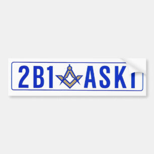 Bumper Sticker - 2B1 ASK1